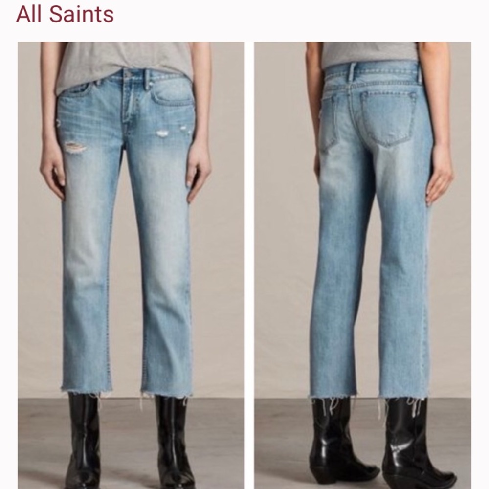 All Saints  Serene kick flare jeans